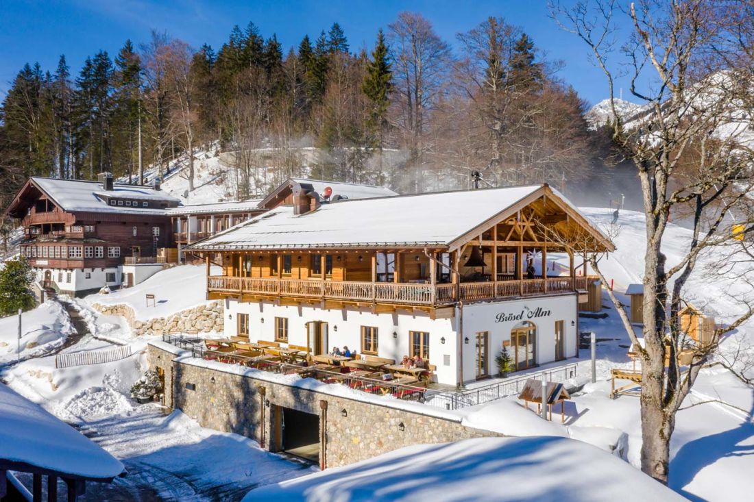 Brösel Alm am Sudelfeld Bayrischzell im Winter