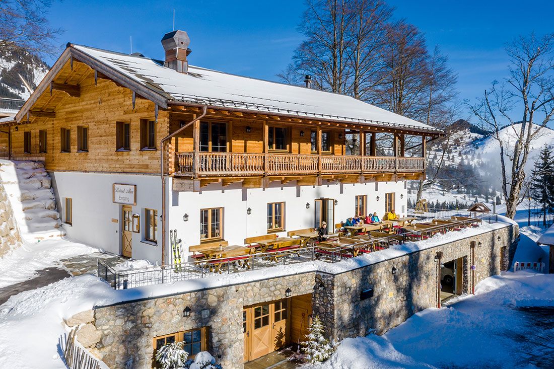 Brösel Alm am Sudelfeld Bayrischzell im Winter