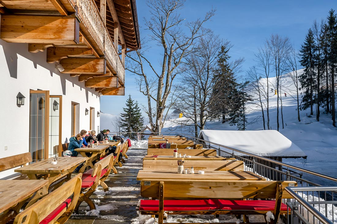 Brösel Alm am Sudelfeld Bayrischzell im Winter