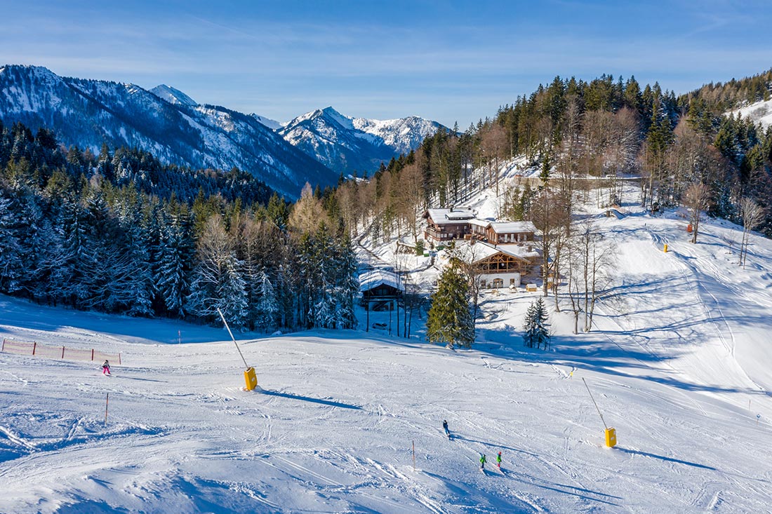 Brösel Alm am Sudelfeld Bayrischzell im Winter