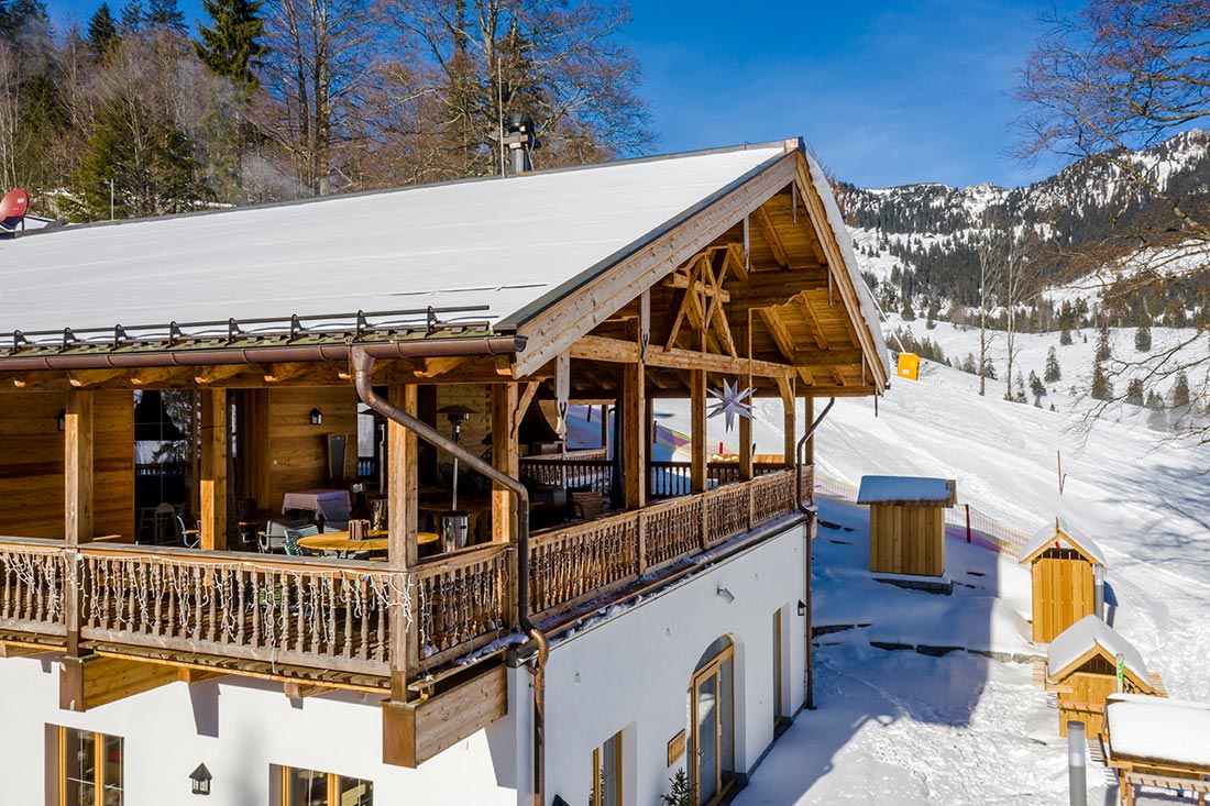 Brösel Alm am Sudelfeld Bayrischzell im Winter